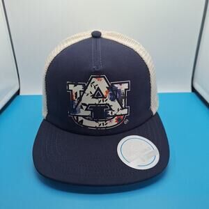 Auburn Tigers Dad Hat Cap Strap Back Mesh Soft Flexible Bill Womens Blue